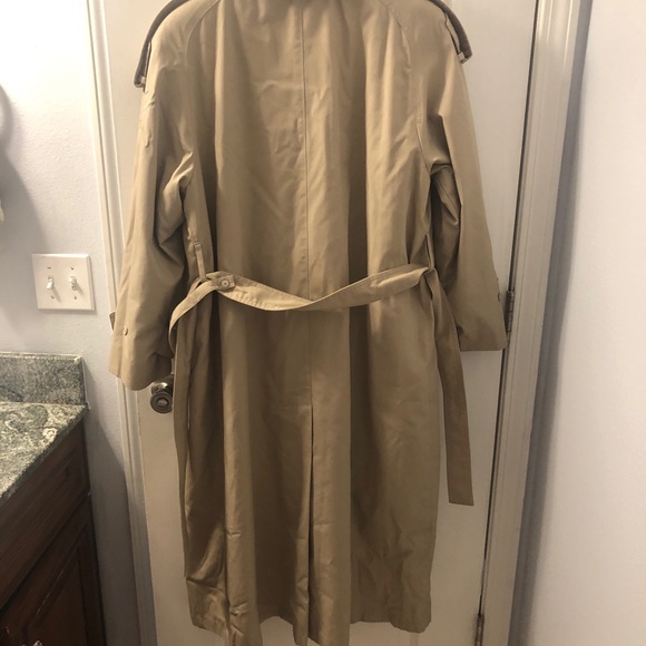 Towns by London Fog Trench Coat Size 10 Regular - Picture 2 of 3